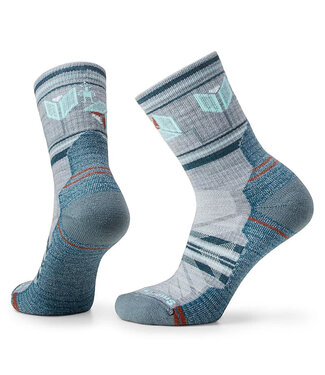 Smartwool Hike Castle Peak Pattern Mid Crew Socks Light Cushion