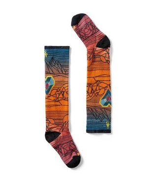 Smartwool Ski Geo Peaks Print OTC Junior