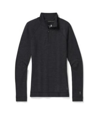Smartwool Merino 250 Base Layer 1/4 Zip Wmn 010 CHARCOAL HTHR M