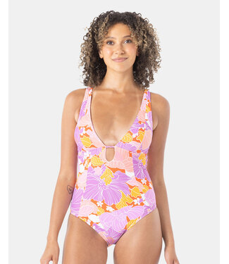 Roxy BELL BOTTTOM BLOOMS PLUNGE ONE PIECE