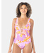 BELL BOTTTOM BLOOMS PLUNGE ONE PIECE