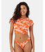 VACAY VIBES CROP SS RASHGUARD