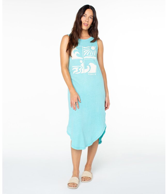 Wave Cut Wildflower Midi