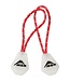 Night Glow Zipper Pulls  Red/White