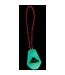 Night Glow Zipper Pulls  Red/White