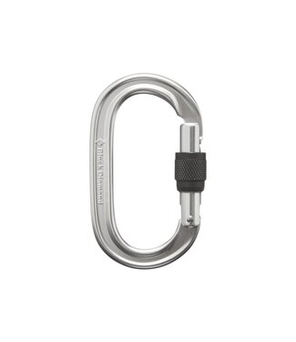 Black Diamond Oval Keylock Screwgate Carabiner