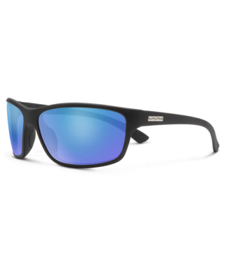 Suncloud Sentry Matte Black Polarized Blue Mirror
