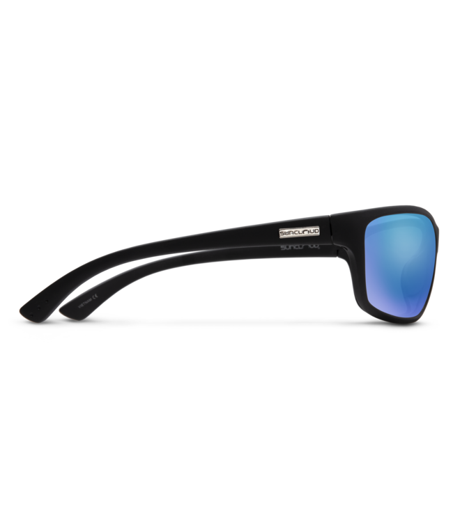Sentry Matte Black Polarized Blue Mirror