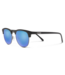 Step Out - Matte Black , Polarized Blue Mirror
