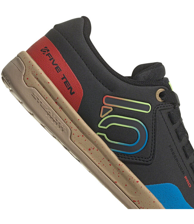 Five Ten Freerider Pro Flat Shoes - Men's, Core Black/Carbon/Wonder White, 9