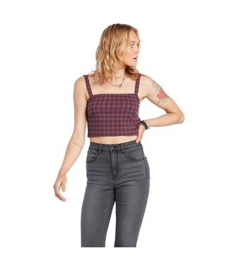 Volcom CHICHECK URSELF TOP EGGPLANT M