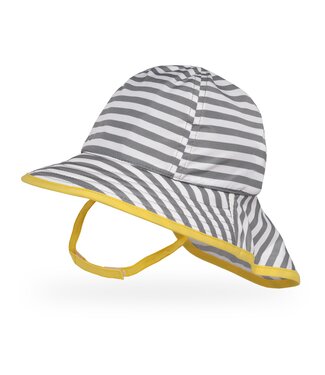 Infant SunSprout Hat Quarry Stripe 0-6 Mos