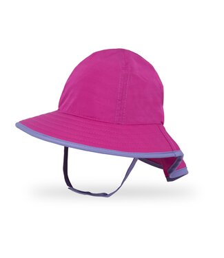 Infant SunSprout Hat Vivid Magenta 0-6 Mos