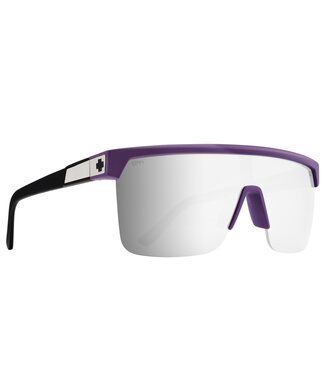 Spy Optic Flynn 5050 Matte Purple Matte Black Happy Bronze Platinum Mirror