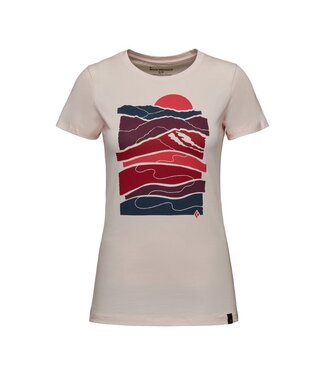 Black Diamond LEVELED LANDSCAPE SS TEE WMN