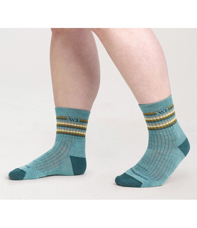 Multi Stripe Cushioned Micro Crew