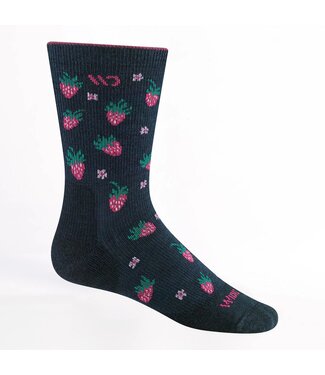 Wide Open Strawberry Fields Cushioned Crew