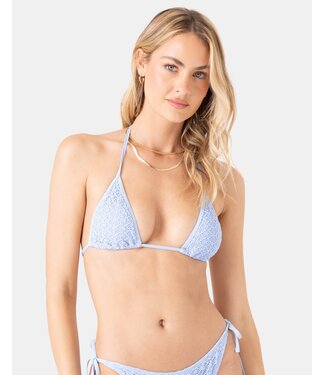 Roxy Crochet Mini Tiki Triangle Bikini Top