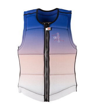 Ronix Coral - Women's CE Approved Impact Vest - White / Blue Fade