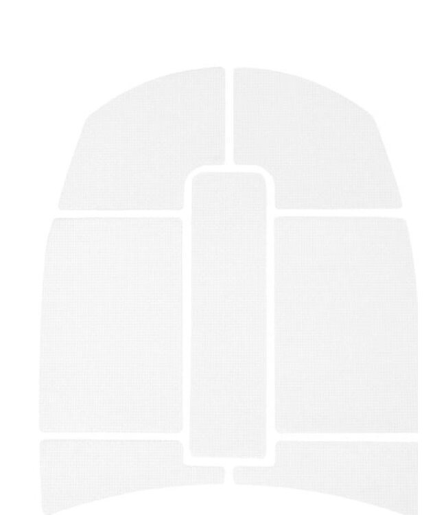 SurfCo Hawaii Wax Mat Traction Kit - Direct Front Pad - White