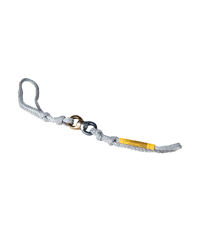 Surf/Wake/Foil Spinner - 2 ft. Rope Attachment - Silver