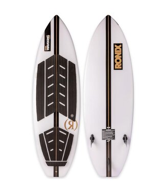Ronix Wave King Surfer - Flyweight - White / Black / Gold - 5'7