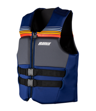 Ronix Realm - Standard Fit - L70 - US/CA CGA Life Vest - Navy/Grey/Sunrise
