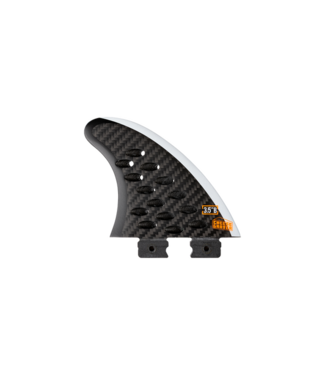 Ronix 3.5 in. - Button - Cheese Grater - Left Surf Fin - Carbon