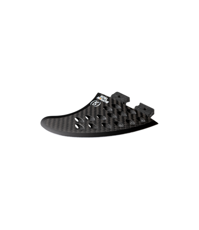 3.5 in. - Button - Cheese Grater - Left Surf Fin - Carbon