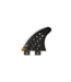 3.5 in. - Button - Cheese Grater - Left Surf Fin - Carbon
