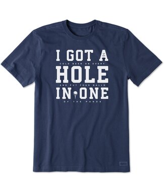 LIFE IS GOOD Crusher Tee I Got a Hole in One