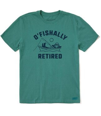 LIFE IS GOOD Crusher Tee O'Fishally Retired