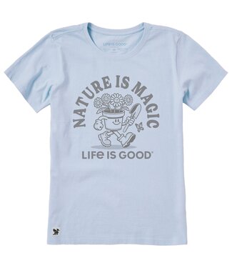 LIFE IS GOOD Crusher Lite Wmn Nature is Magic Flowerpot
