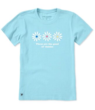 LIFE IS GOOD Crusher Tee Wmn These Are The Good Old Daisies