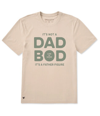 LIFE IS GOOD Crusher Lite Tee SS Not a Dad Bod Men