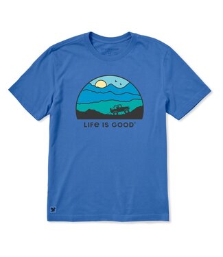 LIFE IS GOOD Crusher Tee SS ATV Sunset Men