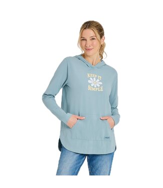 LIFE IS GOOD Crusher-FLEX Keep it Simple Daisy Hoodie Wmns