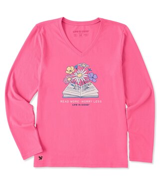 LIFE IS GOOD Crusher LIT LS Read More Petals Wmn