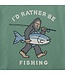Crusher Tee LS I'd Rather be Fishin Men