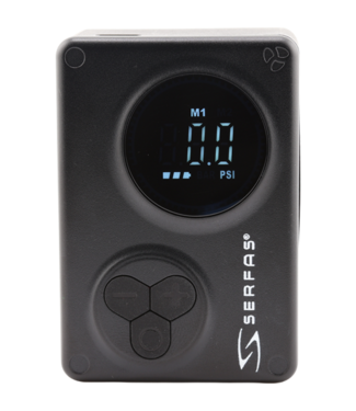 Serfas AIRFORCE GO ELECTRIC POCKET PUMP W/GAUGE (120PSI)