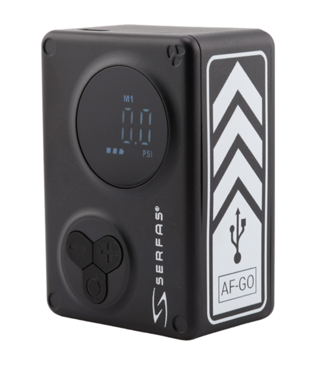 AIRFORCE GO ELECTRIC POCKET PUMP W/GAUGE (120PSI)