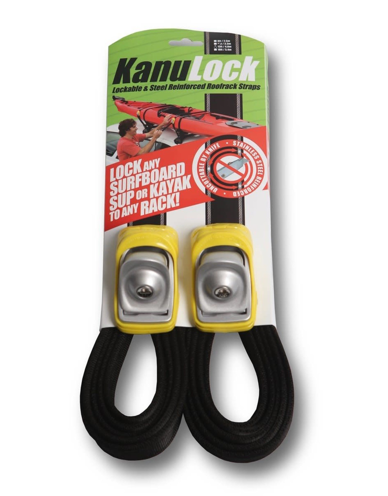 FCS Kanu Lock Locking Straps - 13Ft