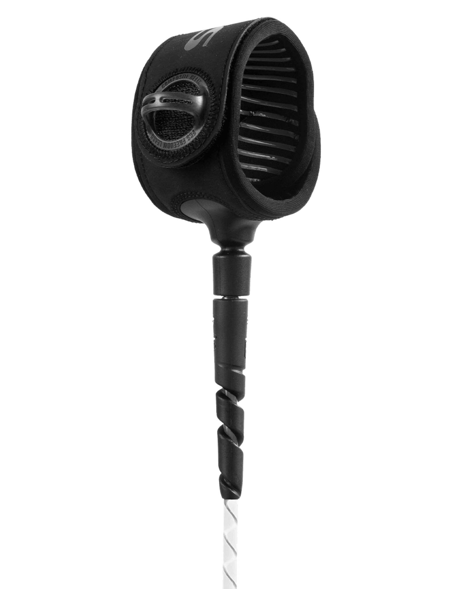FCS FCS FREEDOM HELIX 7' ALL ROUND ANKLE LEASH - NATURAL/BLACK