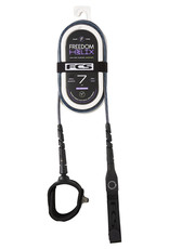 FCS FCS FREEDOM HELIX 7' ALL ROUND ANKLE LEASH - SMOKE/WHITE