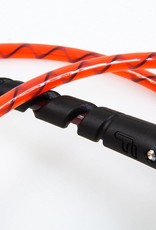 FCS FCS FREEDOM HELIX 7' ALL ROUND ANKLE LEASH - RED/BLACK