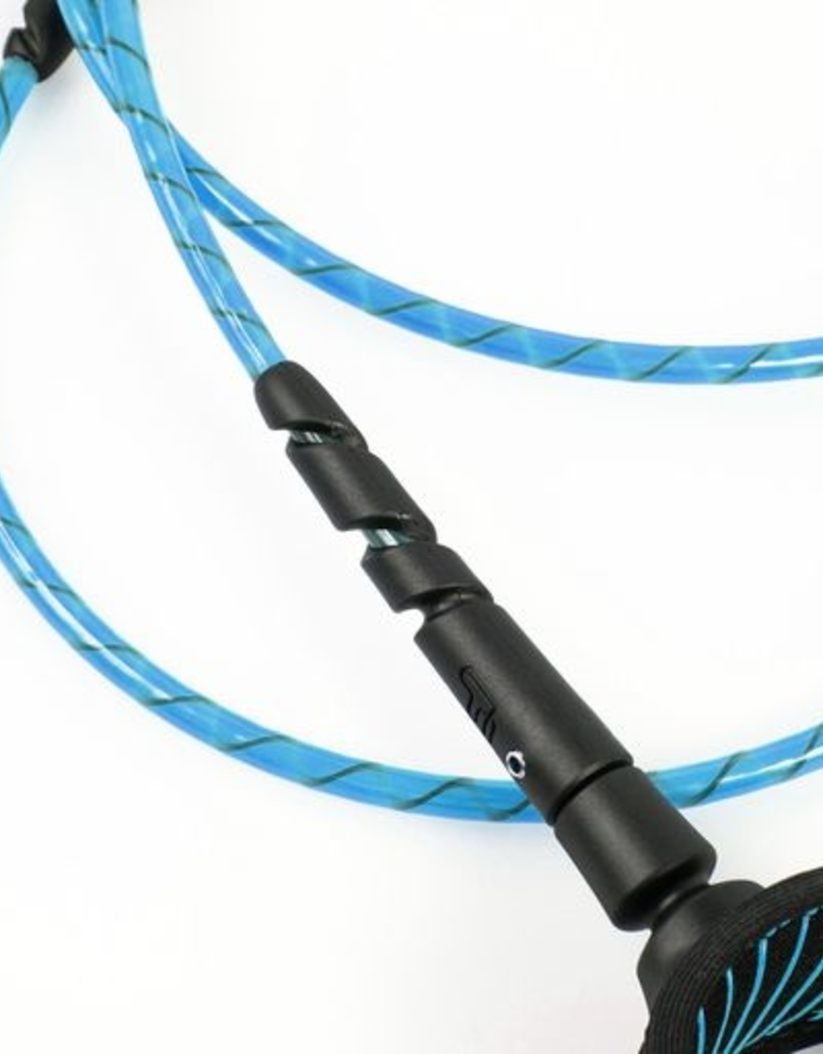 FCS FCS FREEDOM HELIX 9' ALL ROUND ANKLE LEASH - BLUE/BLACK