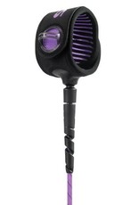 FCS FCS FREEDOM HELIX 6' ALL ROUND ANKLE LEASH - PURPLE/BLACK