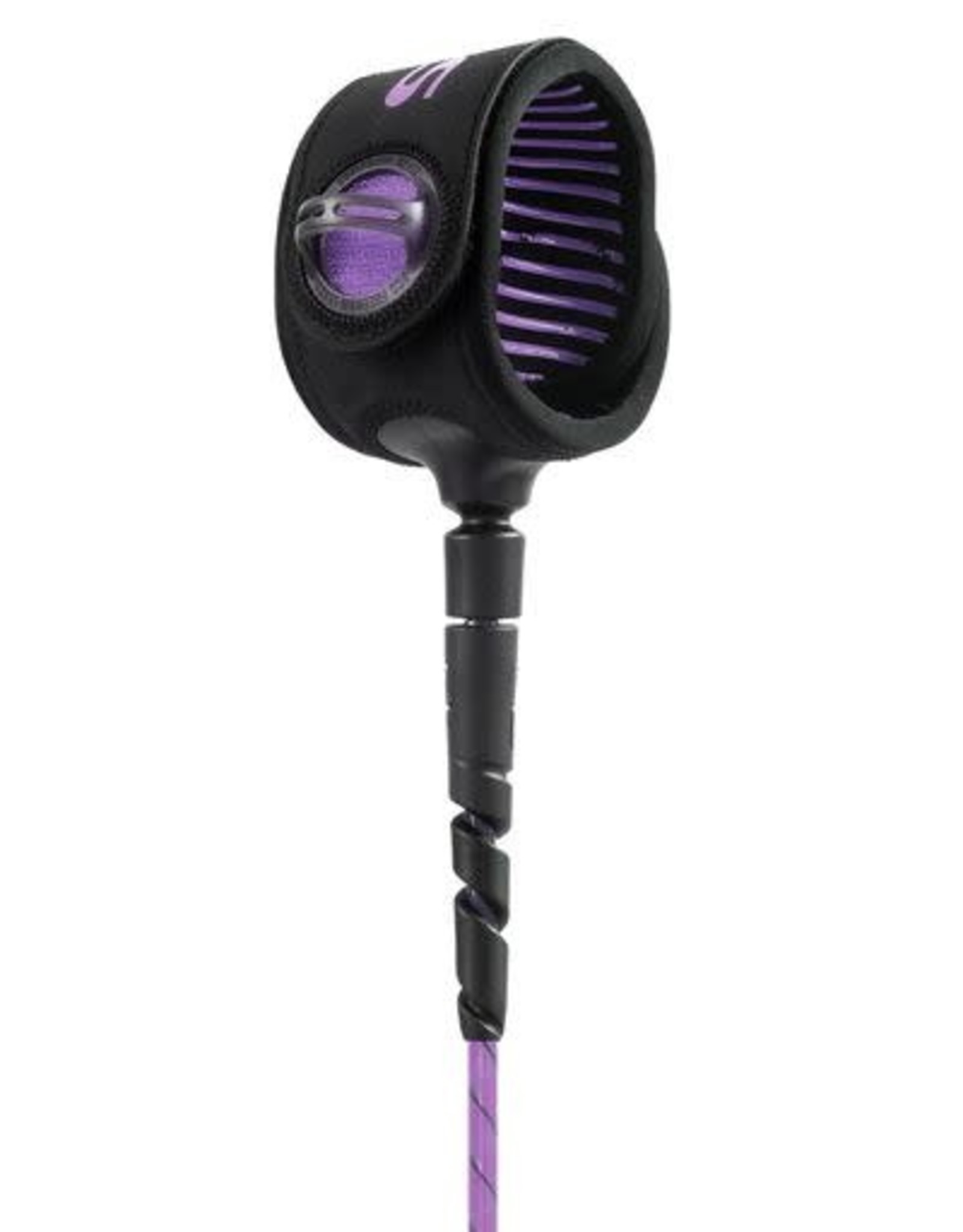 FCS FCS FREEDOM HELIX 6' ALL ROUND ANKLE LEASH - PURPLE/BLACK