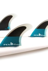 FCS FCS II PERFORMER PC FINS LARGE TEAL/BLACK TRI