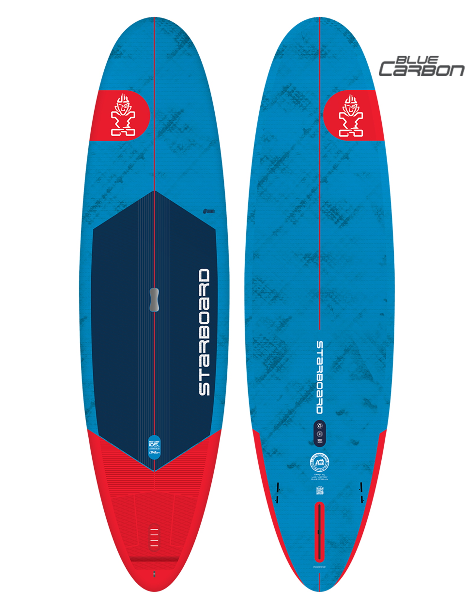 Starboard 2026 STARBOARD LONGBOARD SUP 9'0 X 28" BLUE CARBON - SPRING ARRIVAL